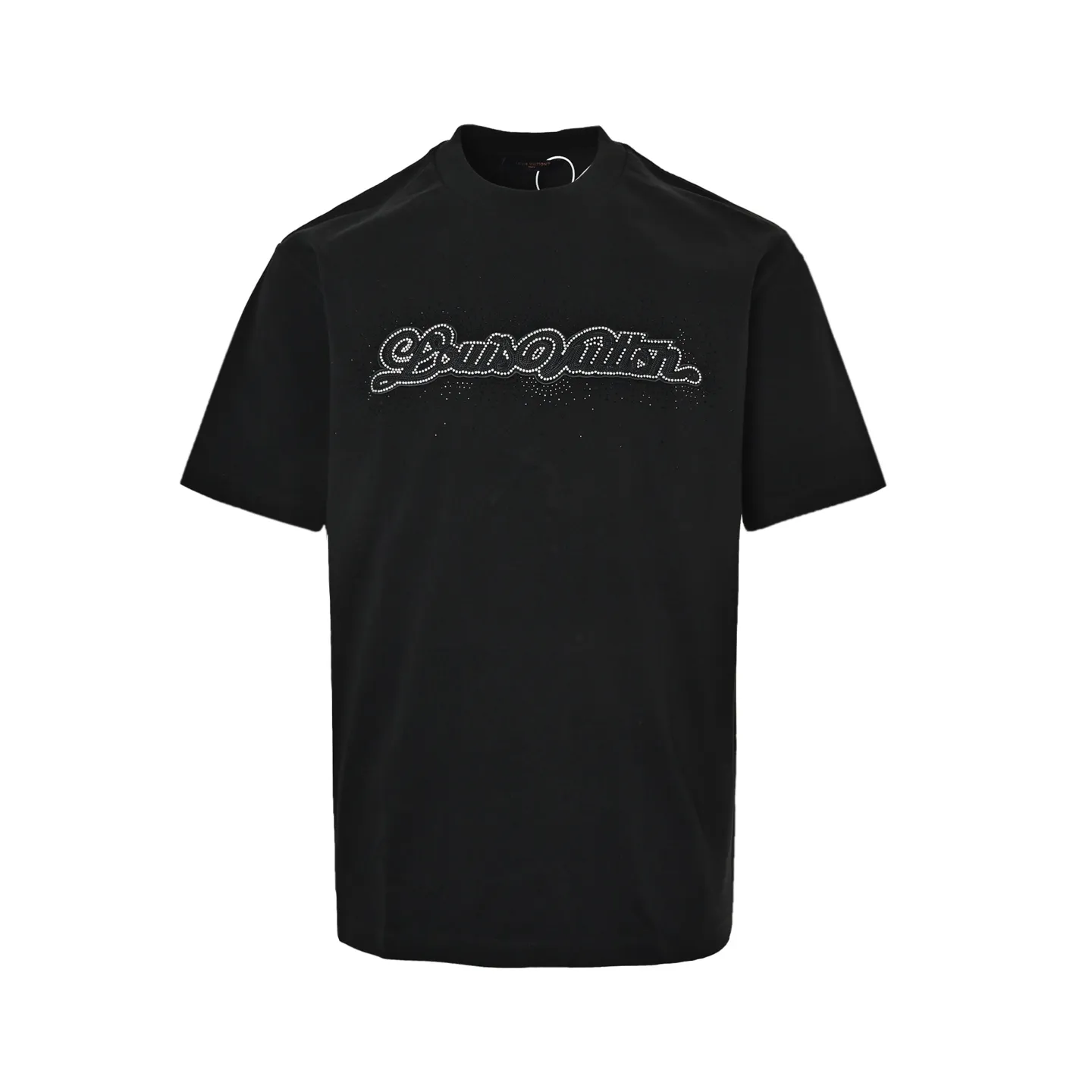 Louis Vuitton/Louis Vuitton Galaxy Broken Diamond Floral Letters Embroidered Short Sleeve